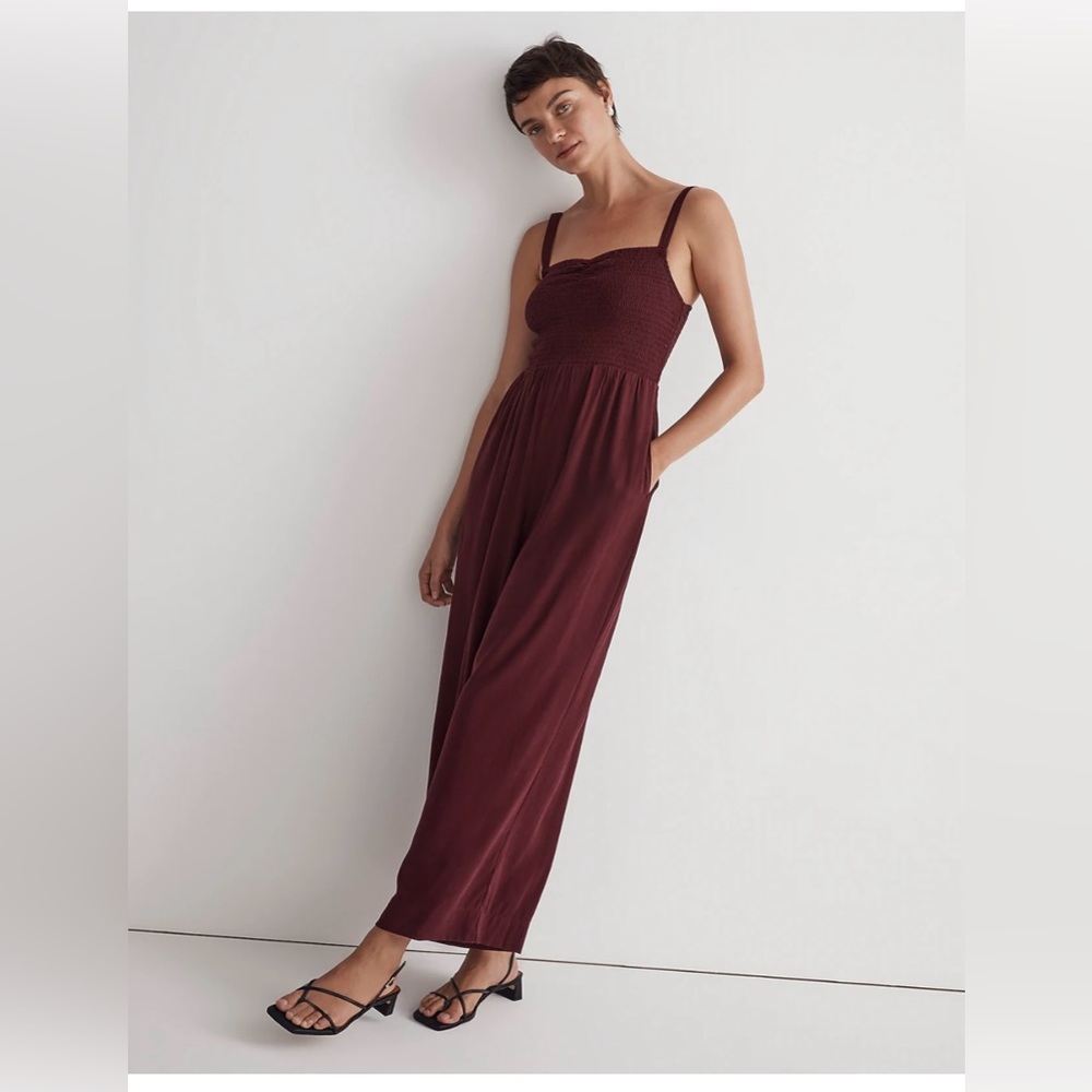 Madewell Maroon Romper